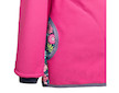 Unuo Dětská softshellová bunda s fleecem, Fuchsiová, Květinky