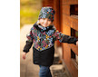Unuo, Dětská softshellová bunda s fleecem Slim, Černá, Zahrada Velikost: 146/152