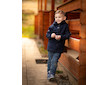 Unuo, Dětská softshellová bunda s fleecem Slim, Tm. Modročerná Velikost: 158/164