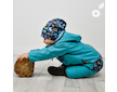 Unuo, Dětská softshellová bunda s fleecem Basic, Sv. Smaragdová, Pejsci Velikost: 122/128