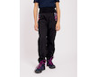 Unuo, Dětské softshellové kalhoty s fleecem Basic, Černá, Kouzelné květiny Velikost: 104/110