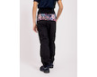 Unuo, Dětské softshellové kalhoty s fleecem Basic, Černá, Kouzelné květiny Velikost: 110/116