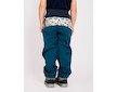 Unuo, Dětské softshellové kalhoty s fleecem Basic, Kobaltová, Bagry Velikost: 104/110