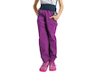 Unuo, Dětské softshellové kalhoty s fleecem Basic, Ostružinová, Jednorožci Velikost: 110/116 - Ostružinová