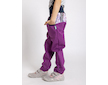 Unuo, Dětské softshellové kalhoty s fleecem Basic, Ostružinová, Louka Velikost: 98/104