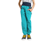 Unuo, Dětské softshellové kalhoty s fleecem Basic, Sv. Smaragdová, Pejsci Velikost: 98/104 - Sv. Smaragdová