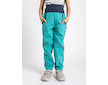 Unuo, Dětské softshellové kalhoty s fleecem Basic, Sv. Smaragdová Velikost: 104/110