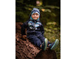 Unuo, Dětské softshellové kalhoty s fleecem Basic, Tm. Modročerná Velikost: 104/110