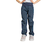 Unuo, Dětské softshellové kalhoty s fleecem Cool, Žíhaná Tm. Modrá Velikost: 98/104