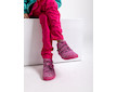 Unuo, Dětské softshellové kalhoty s fleecem pružné Fantasy, Fuchsiová Velikost: 98/104