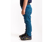 Unuo, Dětské softshellové kalhoty s fleecem pružné Sporty, Kobaltová Velikost: 98/104