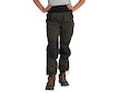 Unuo, Dětské softshellové kalhoty s fleecem Street Strong, Tm. Khaki Velikost: 104/110 - Tm. Khaki