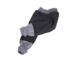 Unuo, Dětské softshellové oteplovačky s fleecem Plus, Černá, Žíhaná Antracitová Velikost: 104/110