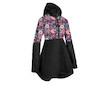 Unuo, Dívčí softshellový kabát s fleecem Romantico, Černá, Kouzelné květiny Velikost: 116/122