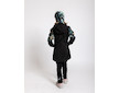 Unuo, Dívčí softshellový kabát s fleecem Street, Černá, Listy a větvičky Velikost: 128/134