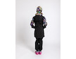 Unuo, Dívčí softshellový kabát s fleecem Street, Černá, Podzimní bobule Velikost: 158/164