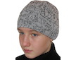 Zimní chlapecká čepice (RDX3012) - šedá
