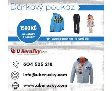 Dárkový poukaz k nákupu UBerušky 1500,-Kč