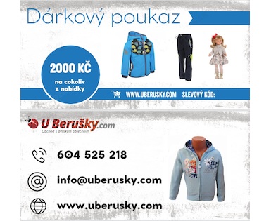 Dárkový poukaz k nákupu UBerušky 2000,-Kč