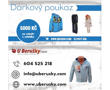 Dárkový poukaz k nákupu UBerušky 5000,-Kč