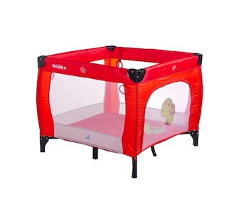 Dětská skládací ohrádka CARETERO Quadra red