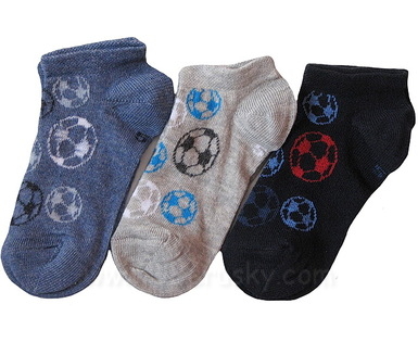 Dětské kotníkové ponožky 3 páry (DEKO52)