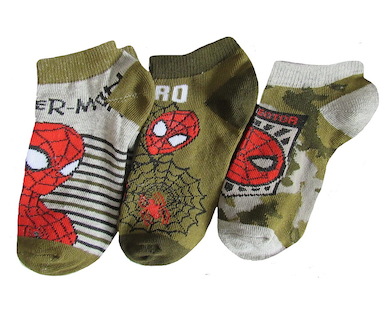 Dětské kotníkové ponožky Spiderman 3 páry (Ue0613)