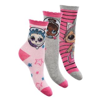 Dívčí ponožky Lol 3 páry (hu0628-1)