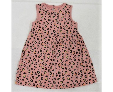 Dívčí šaty s leopardím vzorem, vel. 92