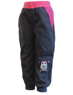 Dívčí softshellové kalhoty Wolf zateplené (B2193)