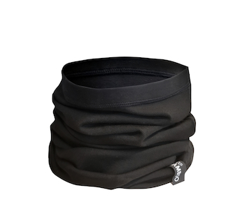 GINA dámské nákrčník, šátky a čelenky, šité, jednobarevné ECO Bamboo Sport 92007P  - černá  L/XL