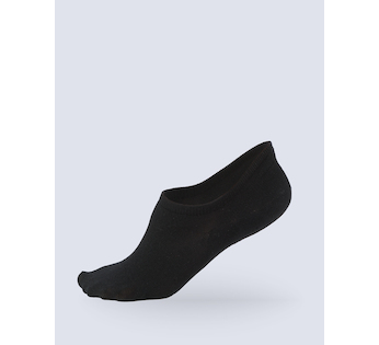 GINA dámské ponožky neviditelné uzavřené, 2 páry, bezešvé Bambusové ponožky 82006P  - černá  38/41