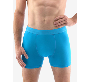 GINA pánské boxerky delší nohavička, šité, jednobarevné Eco Bamboo 74160P - dunaj 58/60