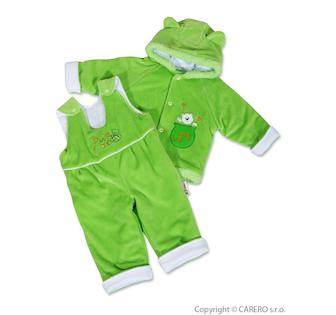 Kojenecká zimní souprava New Baby medvídek zeleno-bílá