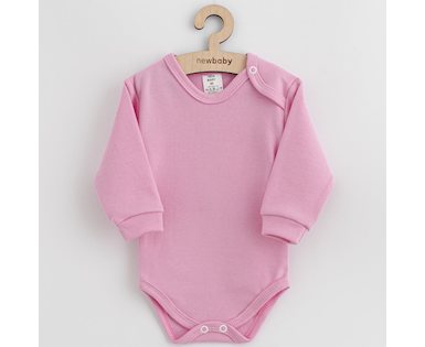Kojenecké bavlněné body New Baby Casually dressed růžová