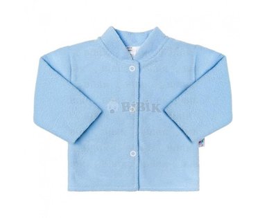 kojenecký froté kabátek new baby modrý