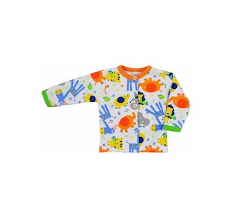 Kojenecký kabátek Bobas Fashion Zoo oranžový