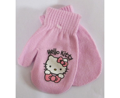 Pletené palčáky Hello Kitty (NH4126)