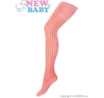 Punčocháče z viskózy New Baby červené