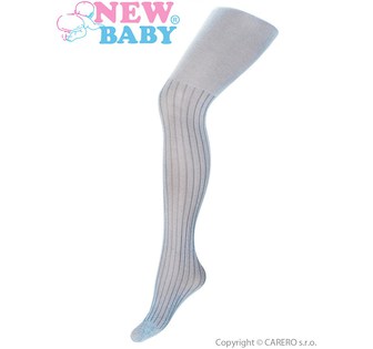 Punčocháče z viskózy New Baby šedé