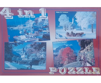 Puzzle 4 v 1 - 4 roční období