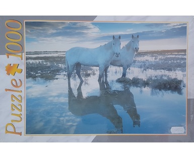 Puzzle Koně v zrcadle vody