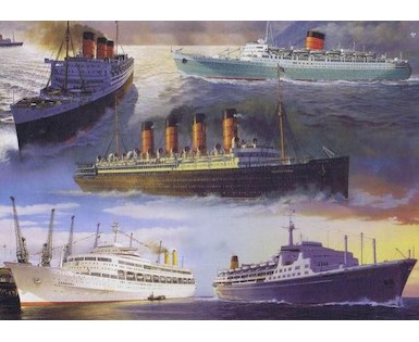 Puzzle Zaoceánské parníky