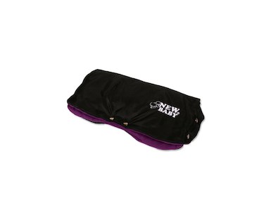 Rukávník na kočárek Classic Fleece black/violet