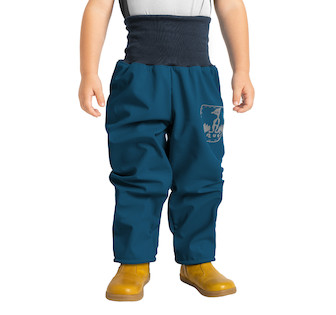 Unuo, Batolecí softshellové kalhoty s fleecem Basic, Kobaltová Velikost: 98/104